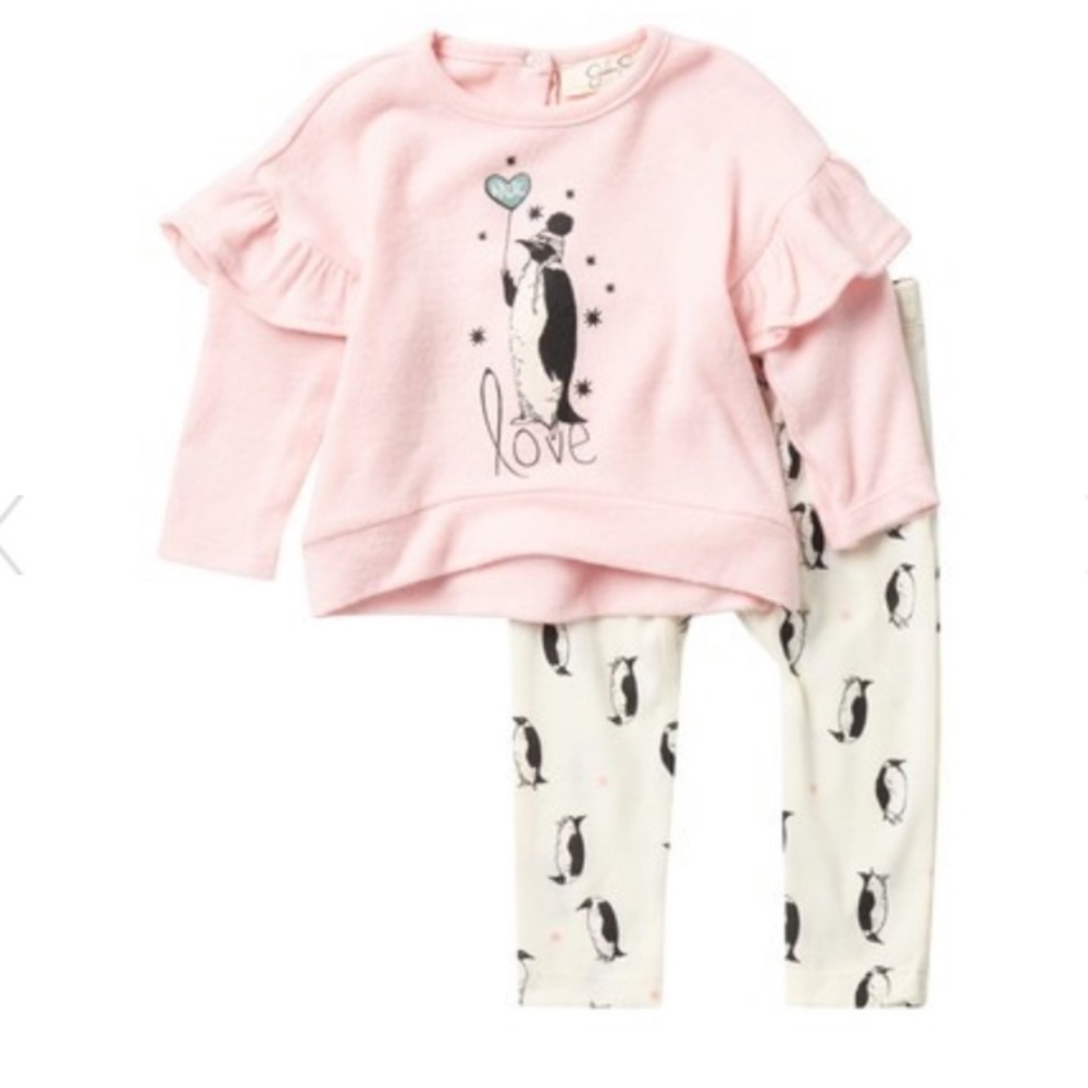 Jessica Simpson Knit Penguin Top & Pants